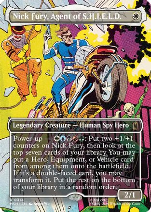 Nick Fury, Agent of S.H.I.E.L.D. (Borderless) (MSH-314)  - Marvel Super Heroes