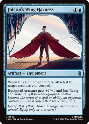 Falcon's Wing Harness (MSH-053)  - Marvel Super Heroes