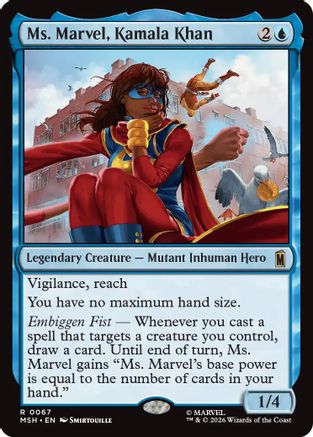 Ms. Marvel, Kamala Khan (MSH-067)  Foil - Marvel Super Heroes