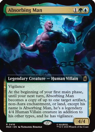 Absorbing Man (Extended Art) (MSH-416)  - Marvel Super Heroes