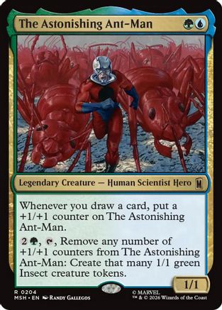 The Astonishing Ant-Man (MSH-204)  Foil - Marvel Super Heroes