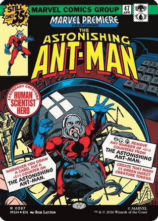 The Astonishing Ant-Man (Borderless) (MSH-397)  Foil - Marvel Super Heroes
