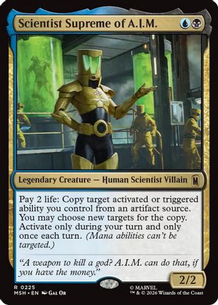 Scientist Supreme of A.I.M. (MSH-225)  Foil - Marvel Super Heroes