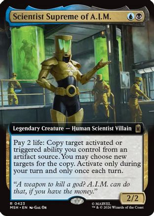 Scientist Supreme of A.I.M. (Extended Art) (MSH-423)  - Marvel Super Heroes