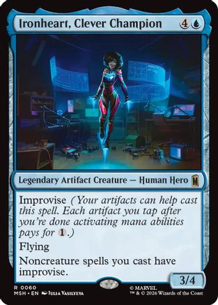 Ironheart, Clever Champion (MSH-060)  Foil - Marvel Super Heroes