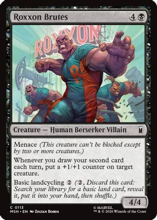 Roxxon Brutes (MSH-113)  Foil - Marvel Super Heroes