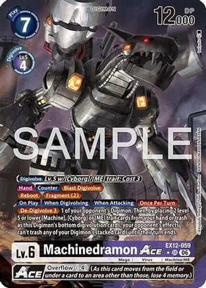 Machinedramon ACE (Alternate Art) (EX12-059) - Digital World Shambala Foil