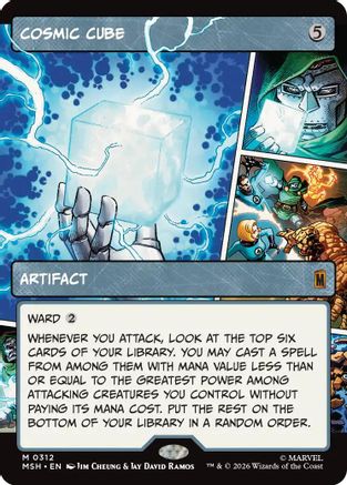 Cosmic Cube (Borderless) (0312) (MSH-312)  - Marvel Super Heroes