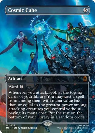 Cosmic Cube (Borderless) (0337) (MSH-337)  - Marvel Super Heroes