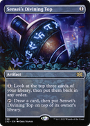 Sensei's Divining Top (Borderless) (2X2-398) - Double Masters 2022 (Borderless) Foil