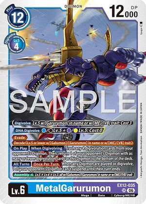 MetalGarurumon (EX12-035) - Digital World Shambala Foil
