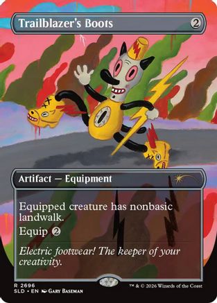 Trailblazer's Boots (SLD-2696)  Foil - Secret Lair Drop Series