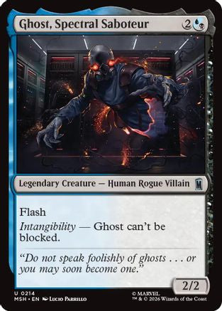 Ghost, Spectral Saboteur (MSH-214)  - Marvel Super Heroes