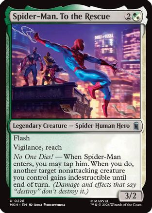 Spider-Man, To the Rescue (MSH-228)  - Marvel Super Heroes