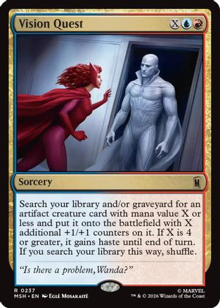 Vision Quest (MSH-237)  Foil - Marvel Super Heroes