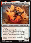 War Machine, Legacy of Iron (MSH-238)  Foil - Marvel Super Heroes