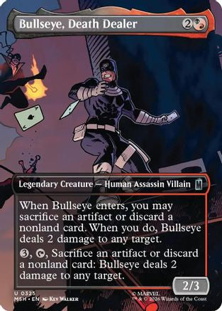 Bullseye, Death Dealer (Borderless) (MSH-325)  Foil - Marvel Super Heroes