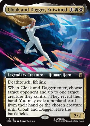 Cloak and Dagger, Entwined (Extended Art) (MSH-419)  - Marvel Super Heroes