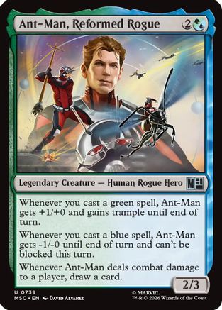 Ant-Man, Reformed Rogue (MSH-739)  Foil - Marvel Super Heroes