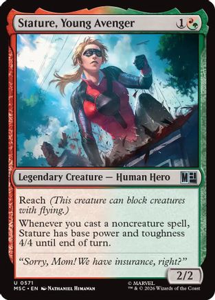 Stature, Young Avenger (MSH-571)  - Marvel Super Heroes