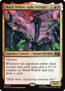 Black Widow, Agile Avenger (MSC-077)  Foil - Commander: Marvel Super Heroes