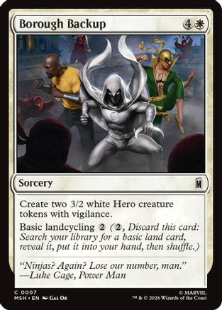 Borough Backup (MSH-007)  - Marvel Super Heroes