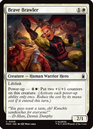 Brave Brawler (MSH-008)  Foil - Marvel Super Heroes