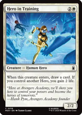 Hero in Training (MSH-016)  Foil - Marvel Super Heroes