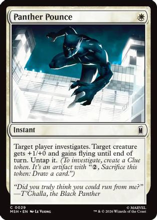 Panther Pounce (MSH-029)  Foil - Marvel Super Heroes