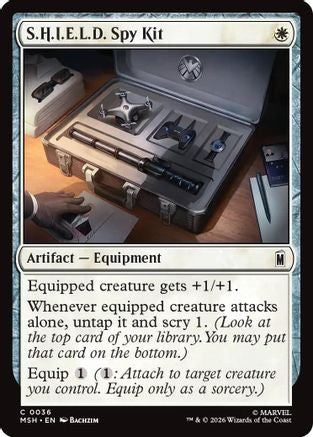 S.H.I.E.L.D. Spy Kit (MSH-036)  Foil - Marvel Super Heroes
