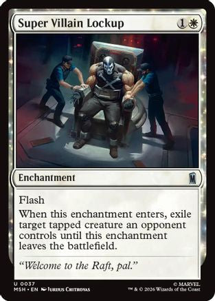 Super Villain Lockup (MSH-037)  Foil - Marvel Super Heroes