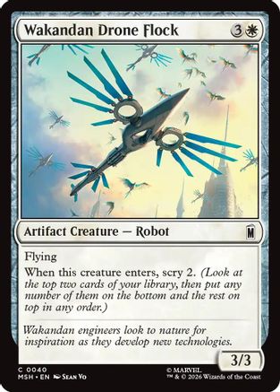 Wakandan Drone Flock (MSH-040)  Foil - Marvel Super Heroes
