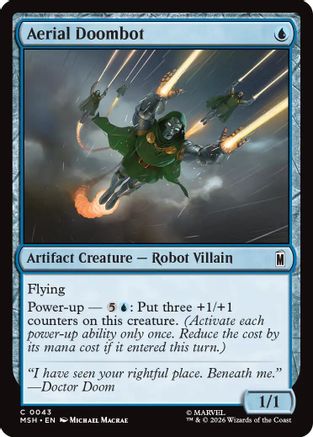 Aerial Doombot (MSH-043)  - Marvel Super Heroes