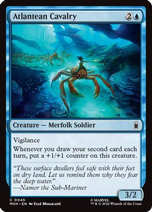 Atlantean Cavalry (MSH-045)  - Marvel Super Heroes