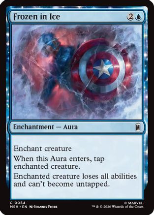 Frozen in Ice (MSH-054)  Foil - Marvel Super Heroes