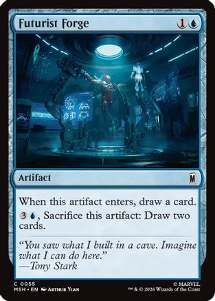 Futurist Forge (MSH-055)  - Marvel Super Heroes