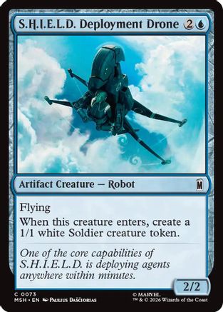 S.H.I.E.L.D. Deployment Drone (MSH-073)  - Marvel Super Heroes