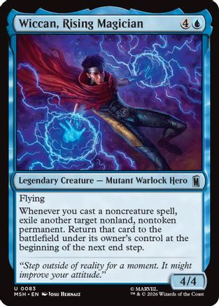 Wiccan, Rising Magician (MSH-083)  - Marvel Super Heroes