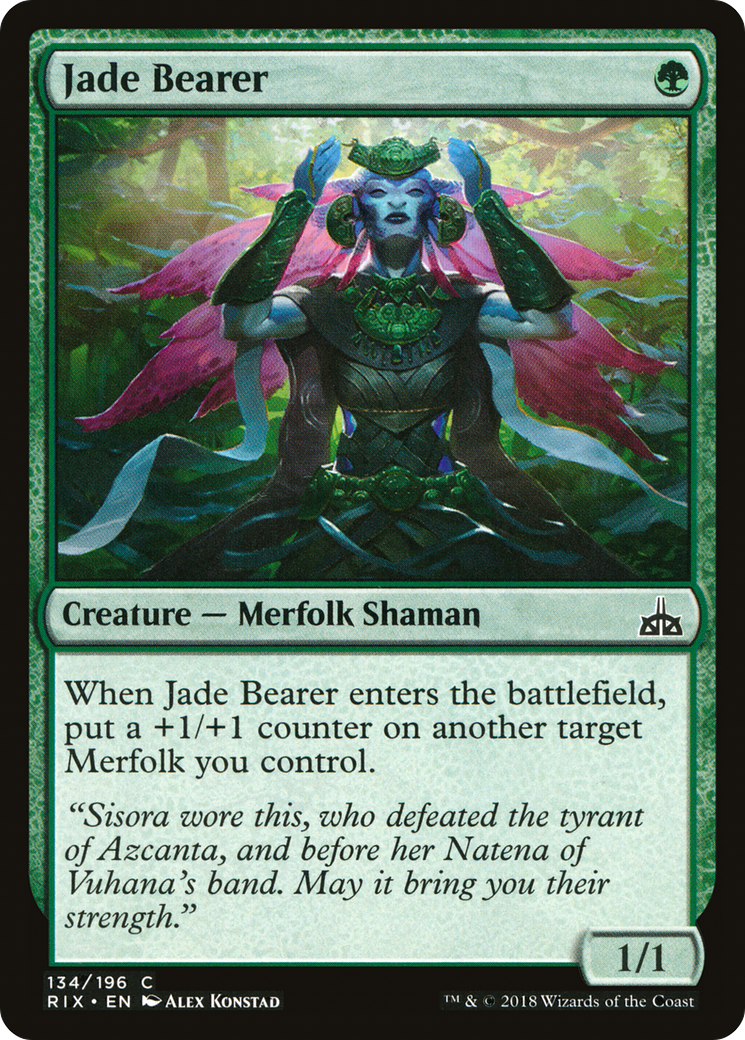 Jade Bearer (RIX-134)  - Rivals of Ixalan