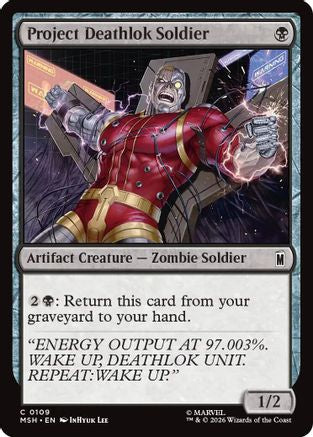 Project Deathlok Soldier (MSH-109)  - Marvel Super Heroes