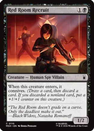 Red Room Recruit (MSH-110)  - Marvel Super Heroes