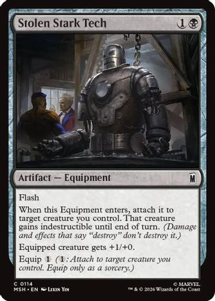 Stolen Stark Tech (MSH-114)  Foil - Marvel Super Heroes