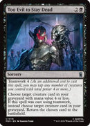 Too Evil to Stay Dead (MSH-118)  Foil - Marvel Super Heroes