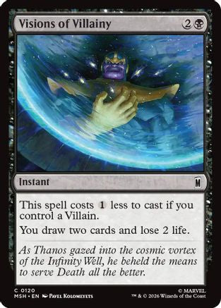 Visions of Villainy (MSH-120)  Foil - Marvel Super Heroes