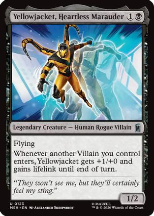 Yellowjacket, Heartless Marauder (MSH-123)  - Marvel Super Heroes