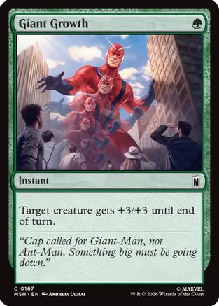 Giant Growth (MSH-167)  - Marvel Super Heroes