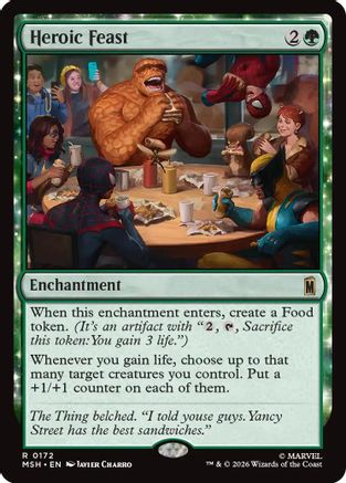 Heroic Feast (MSH-172)  Foil - Marvel Super Heroes