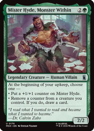 Mister Hyde, Monster Within (MSH-176)  - Marvel Super Heroes