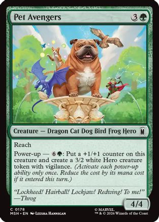 Pet Avengers (MSH-178)  - Marvel Super Heroes
