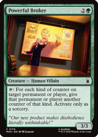 Powerful Broker (MSH-179)  - Marvel Super Heroes